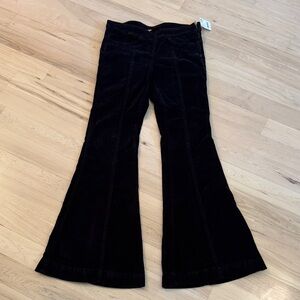Free People Black Flare Pants